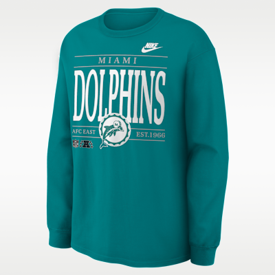 Miami Dolphins Rewind Max90 Men's Nike NFL Long-Sleeve T-Shirt